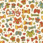 Seamless candy pattern