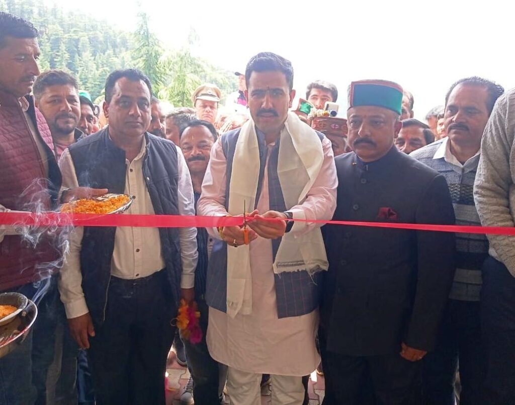 Vikram Aditya Singh Inaugurates Junior Engineer Office Building In Badmain