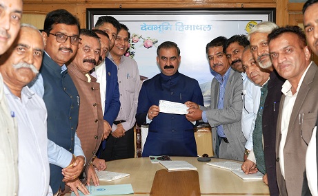 H.P. State Cooperative Bank Contributes Rs. 7.06 Crore To Aapda Rahat Kosh-2023 