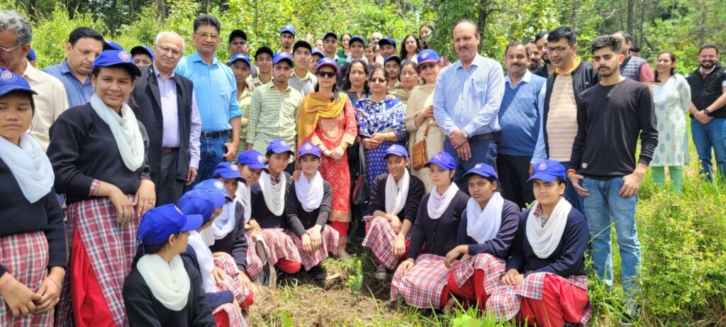JICA's Green Initiative: Students And Staff Join Tree Plantation Program In Shimla
