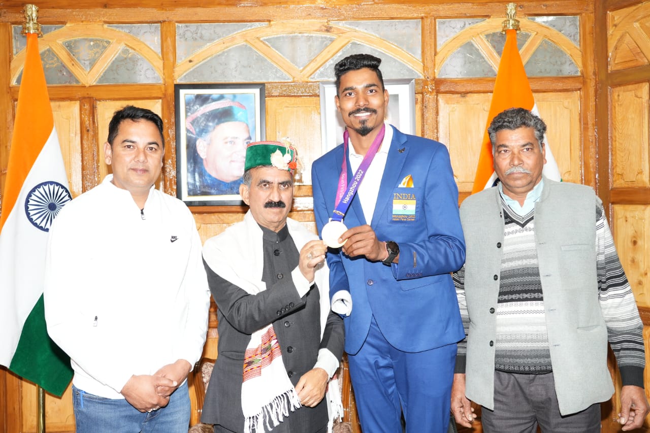 Asian Para Games 2023 Gold Medalist Nishad Kumar Felicitated by Himachal