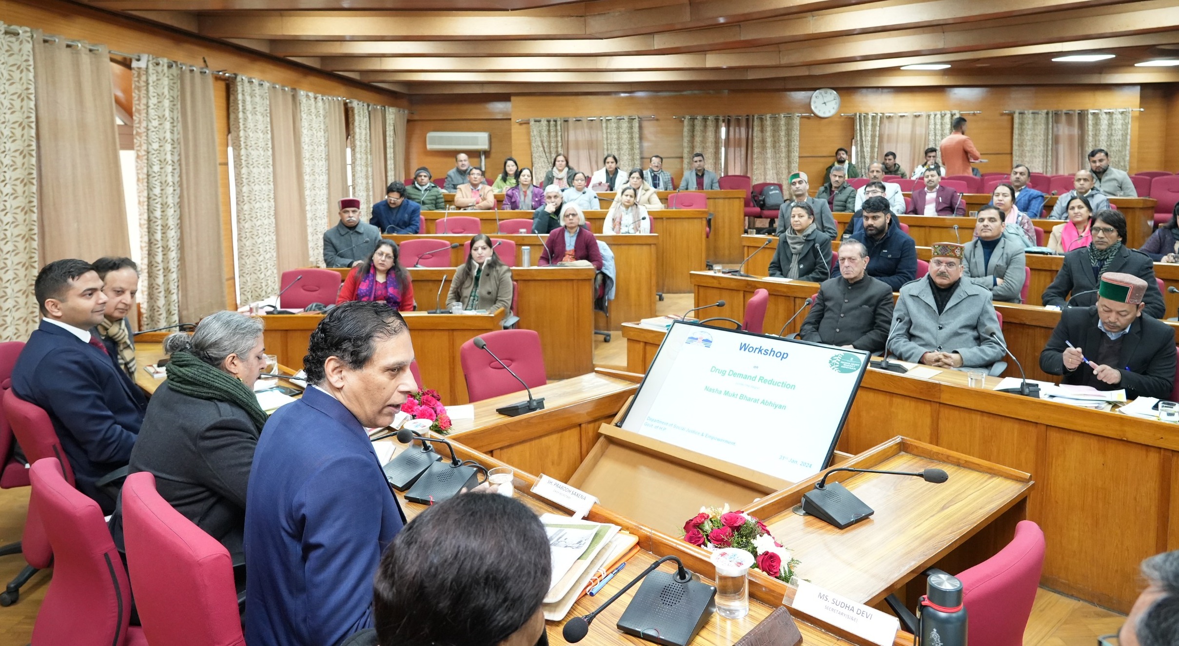 Prabodh Saxena Leads Workshop On Drug Demand Reduction