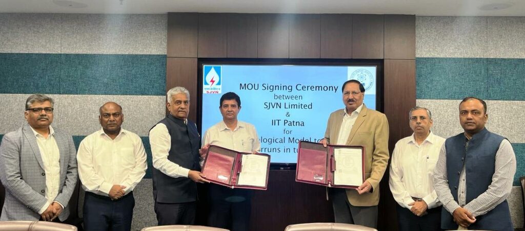 SJVN And IIT Patna Signs MoU For Tunnelling Projects