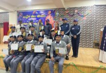 लालपानी में एन.एस.एस. परेड शिविर संपन्न