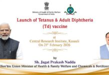 Health Minister to Unveil Indigenous Td Vaccine