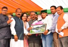CM Sukhu Honours Local Sports Champions in Mandi