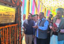 जैशीधार में विकास की शुरुआत, सड़क का शिलान्यास