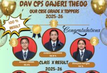 डीएवी गजेड़ी: 10वीं में छात्राओं का शानदार प्रदर्शन