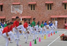 Strength, Speed and Sportsmanship Light Up AHSB Grounds