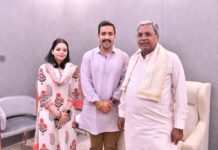 Vikramaditya Singh Meets Karnataka CM on Infra Push