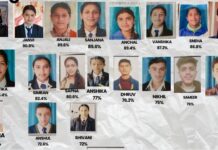 सरोग स्कूल का दमदार प्रदर्शन, 26 फर्स्ट डिवीजन