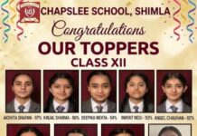 Chapslee School Students Shine Bright in CBSE Class XII Exams 2026