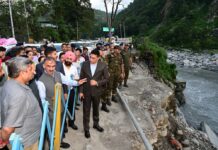 CM Sukhu Reviews Disaster Damage in Chamba
